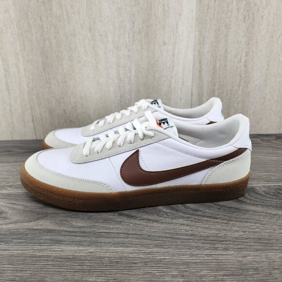 Nike Killshot 2 Leather Size 10 Mens White Cacao Gum Med Brown Athletic Sneakers - Picture 7 of 11